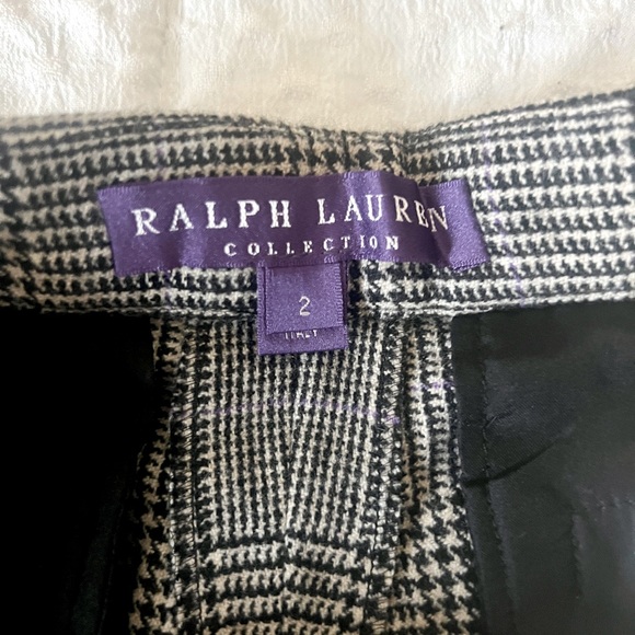 Ralph Lauren Purple Label 100% Wool Plaid pant. Size 2. - Picture 5 of 12